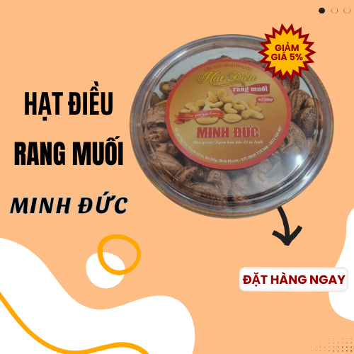  Hạt Điều Rang Muối (1kg) Hạt Điều Rang Muối (1kg)