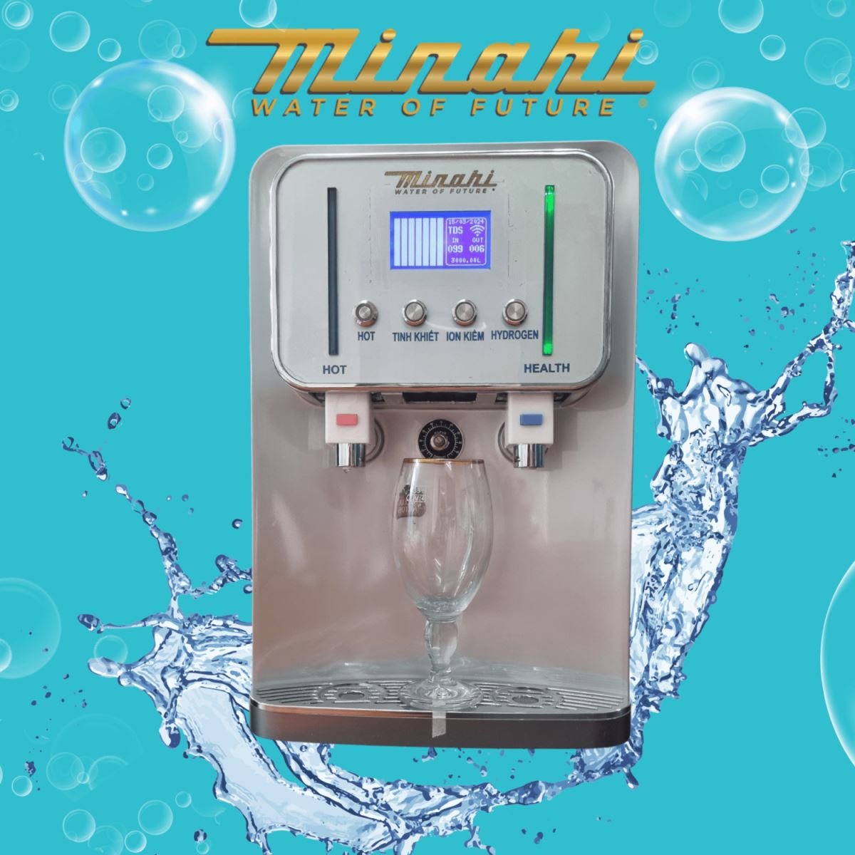 Máy Tạo Nước Ion Kiềm - Nóng Thông Minh - G4079 – Galax